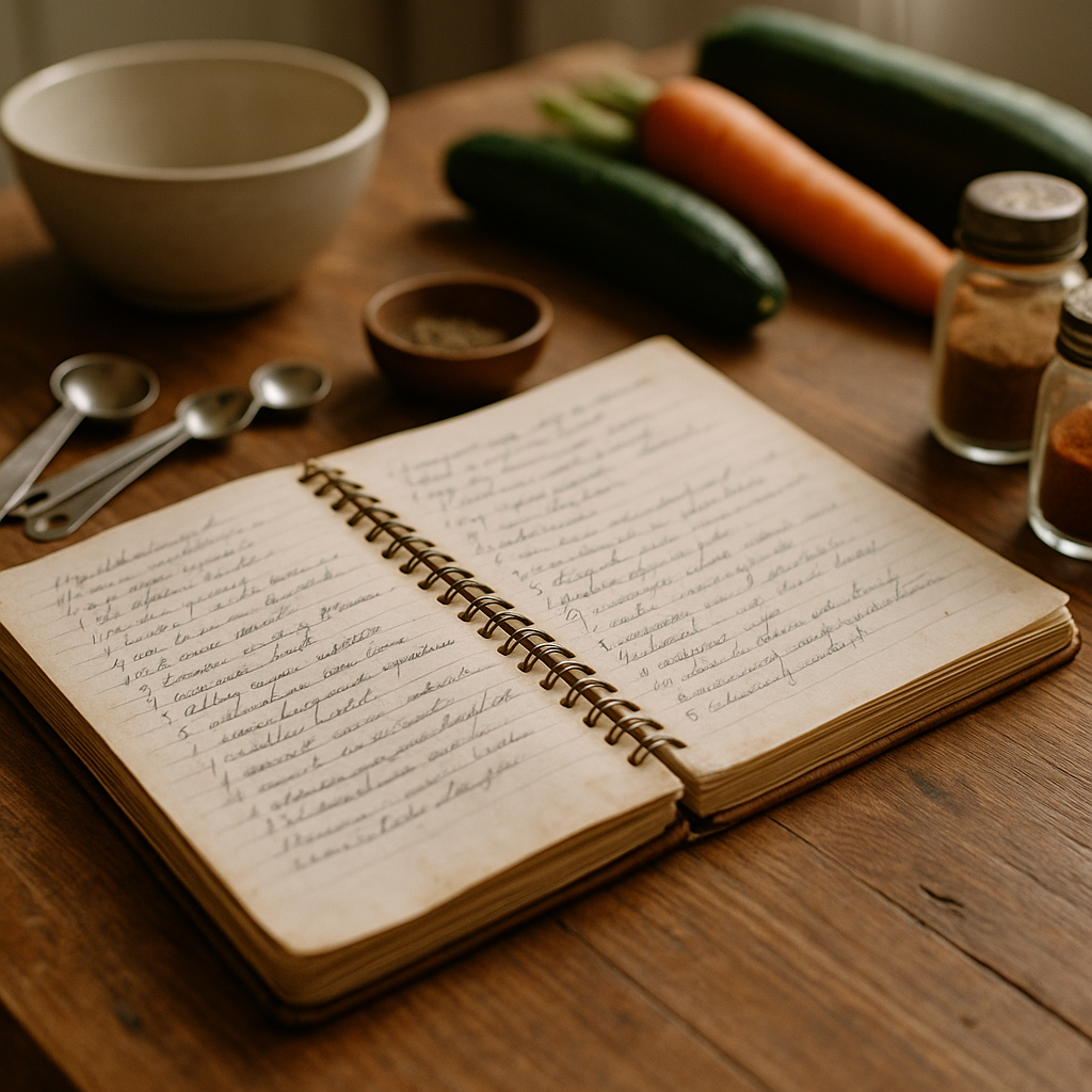 Cahier pour ecrire des recettes : bien le choisir et l’utiliser