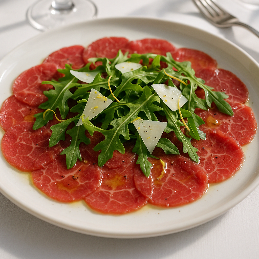 Carpaccio : origine, recette et secrets pour le réussir