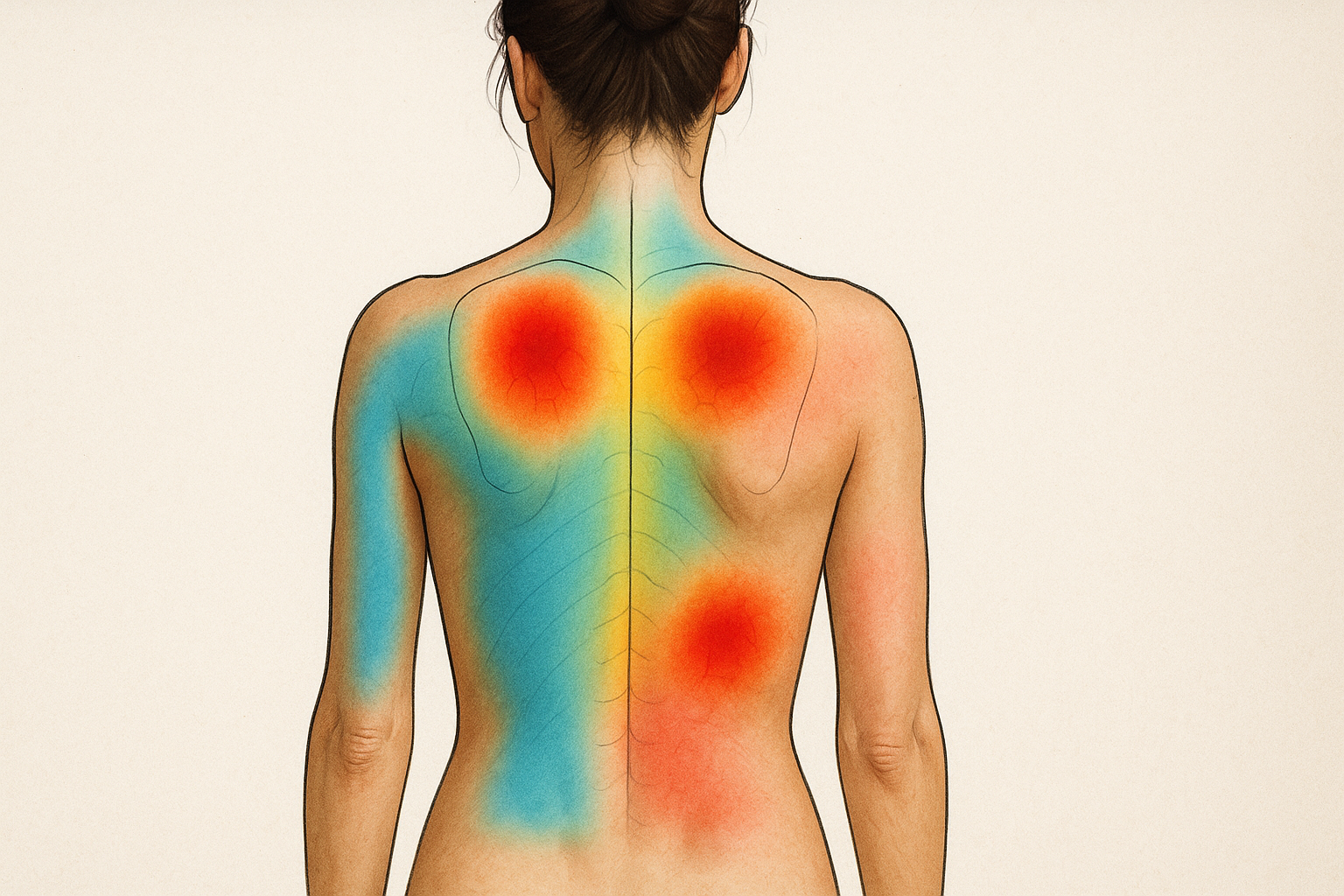 Carte émotionnelle du dos et douleurs