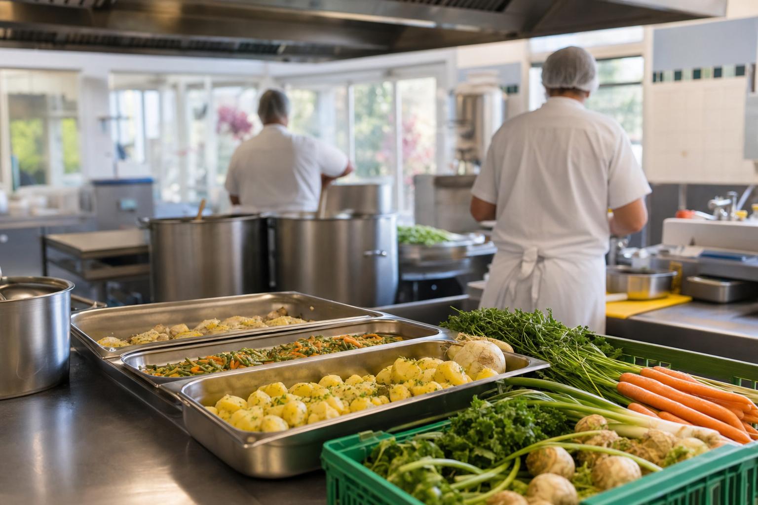 Les cuisines collectives font vivre la restauration au quotidien