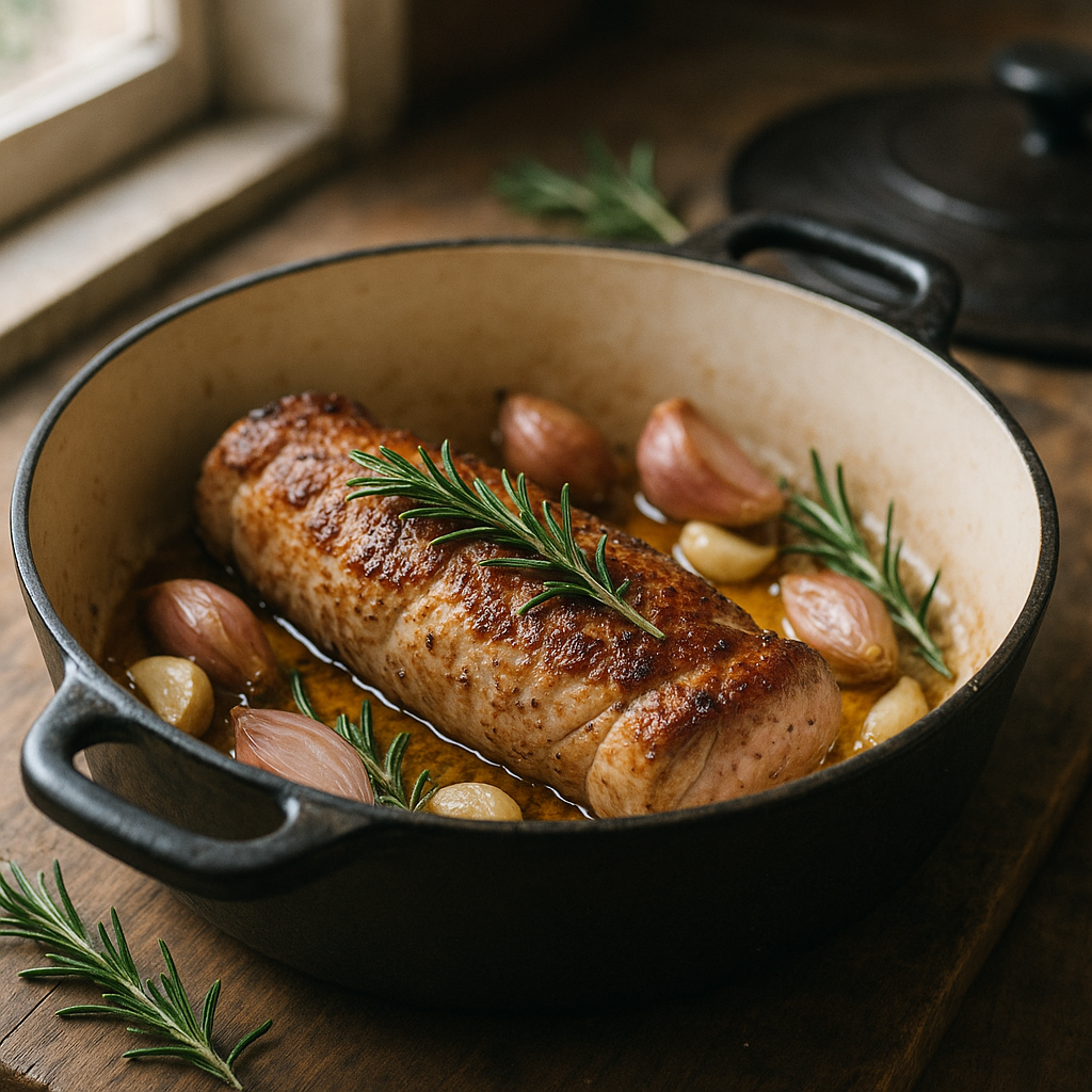 Filet mignon en cocotte en fonte : cuisson tendre et facile