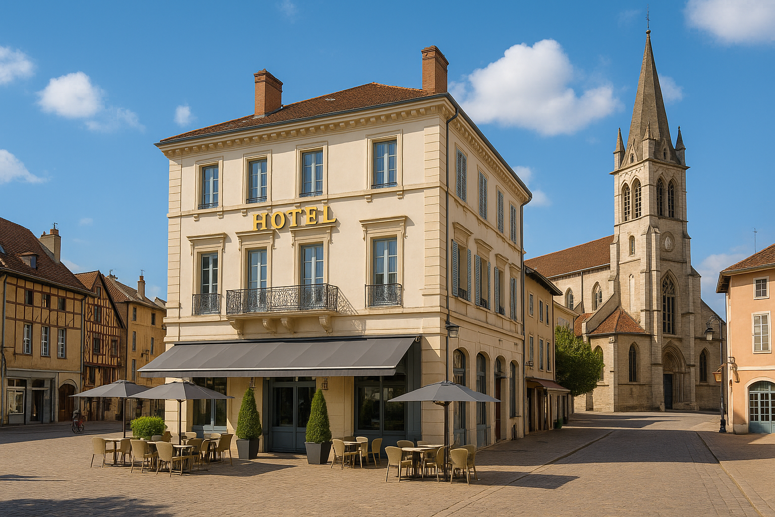 Hôtel à Bourg-en-Bresse centre-ville selon votre séjour