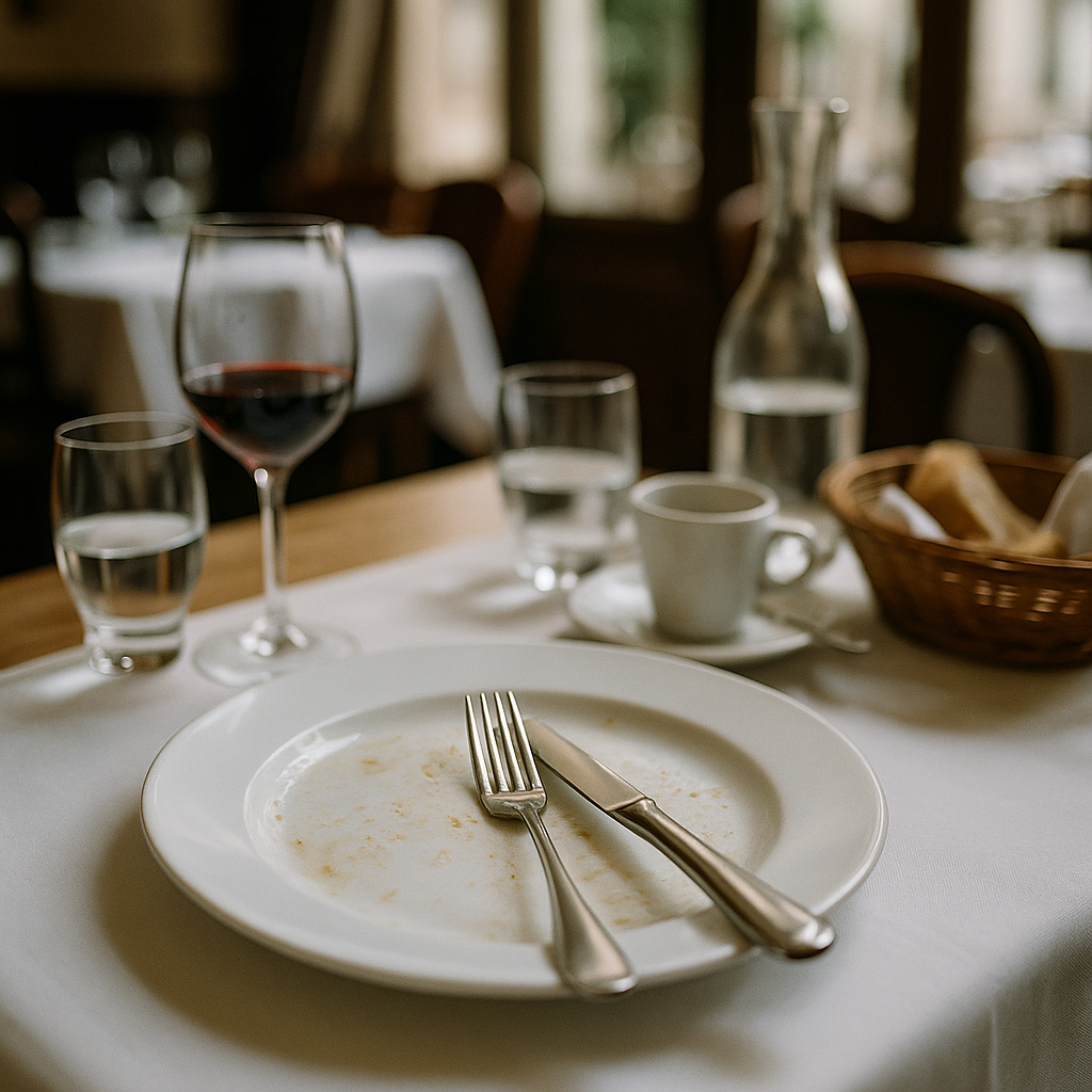 Langage des couverts dans l'assiette : le guide simple