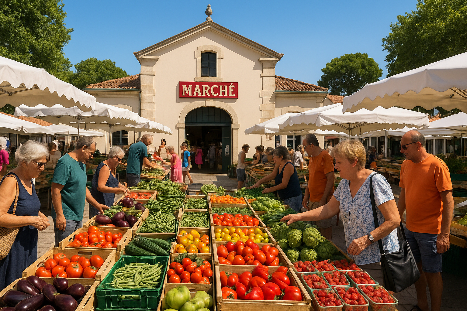 Marché de Saint-Palais-sur-Mer : jours et horaires