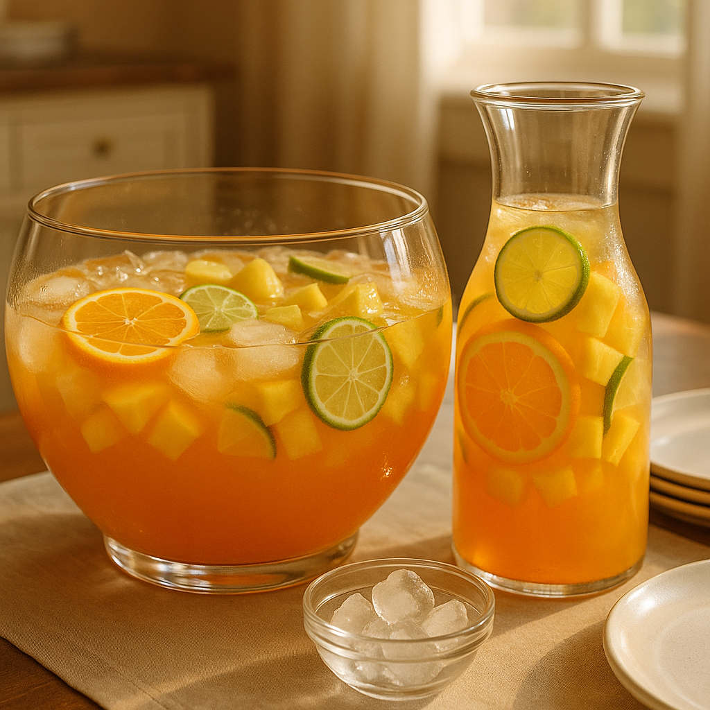 Punch recette simple : la base facile pour régaler vos invités