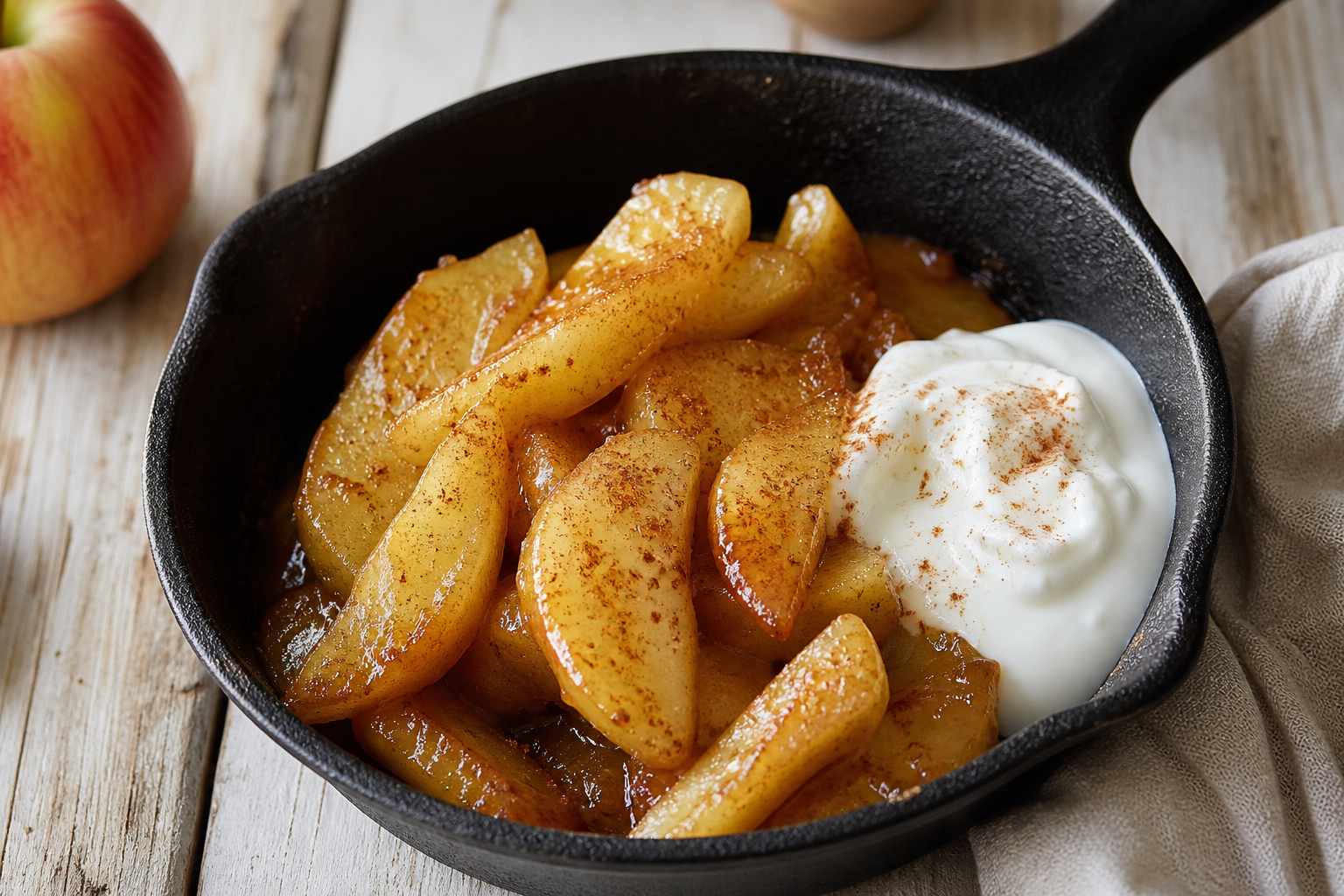 Quelle recette préparer avec une pomme pour un dessert express ?