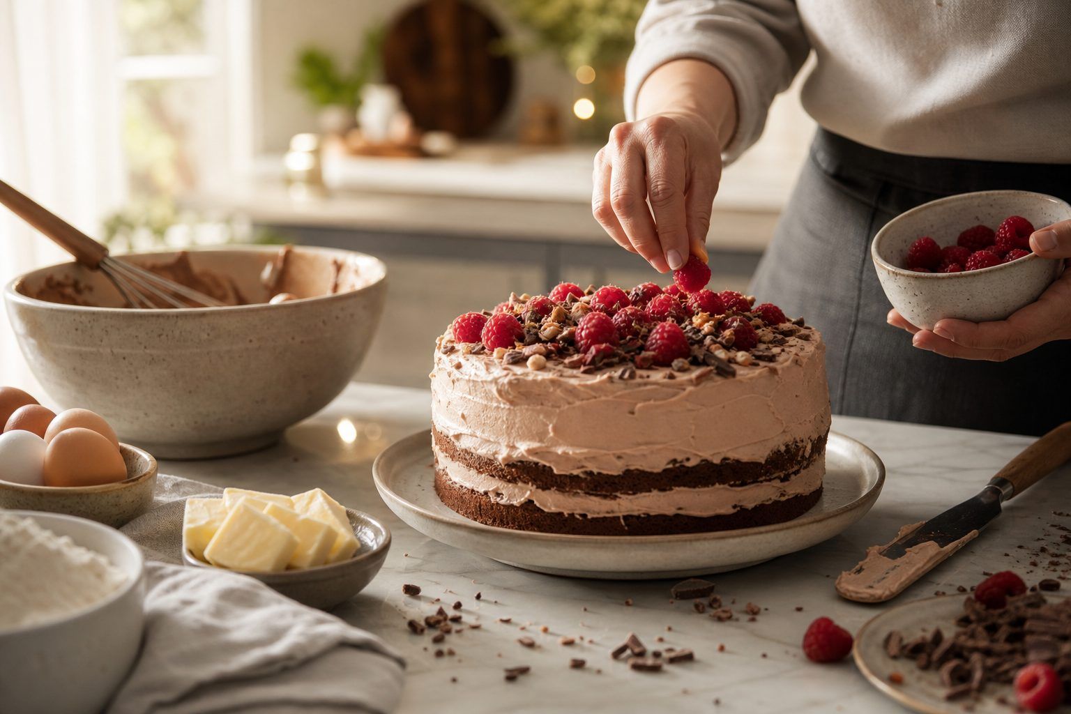 La recette facile du gâteau d’anniversaire, de la pâte à la finition