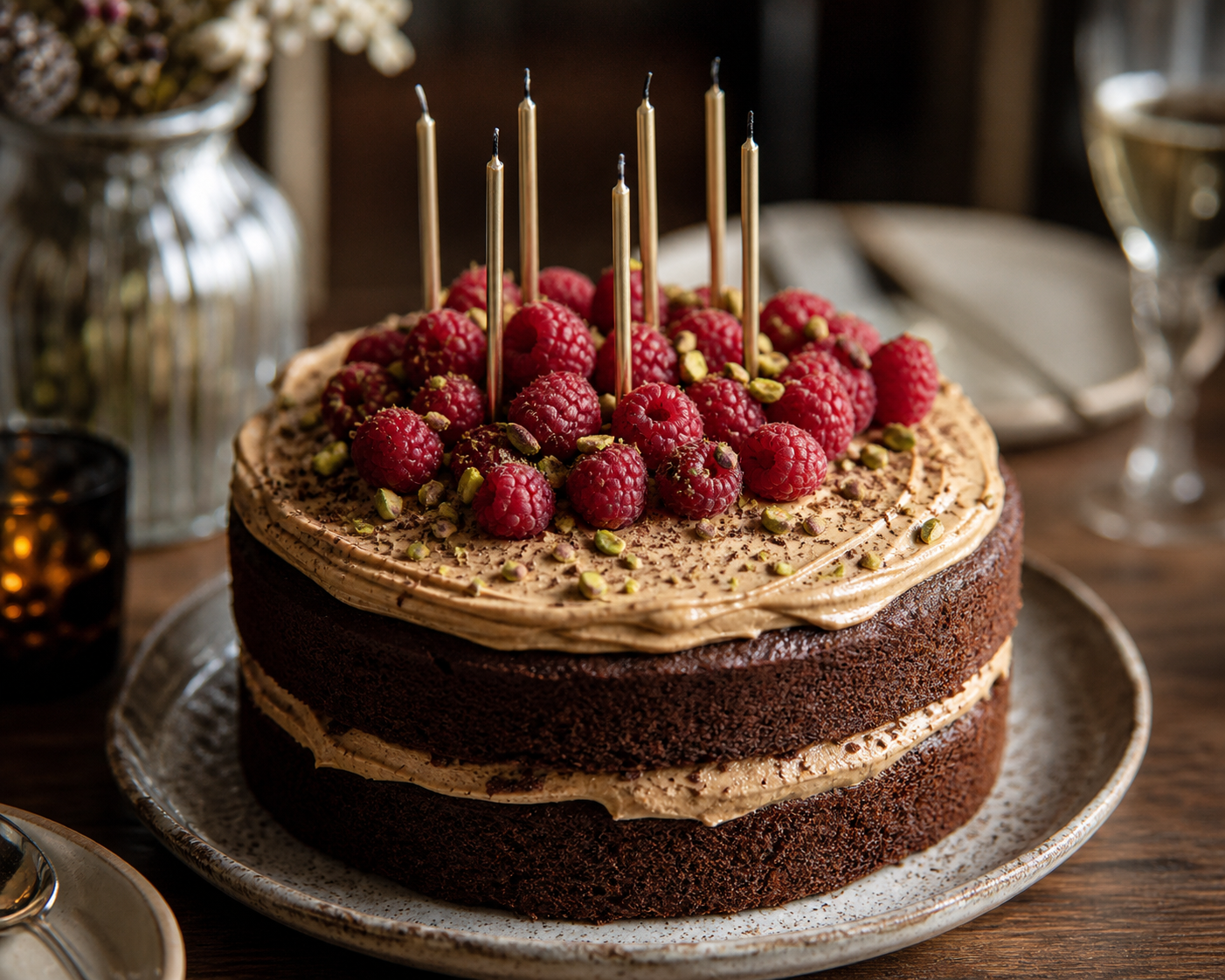 Ce gâteau d’anniversaire adulte facile marie chocolat et café
