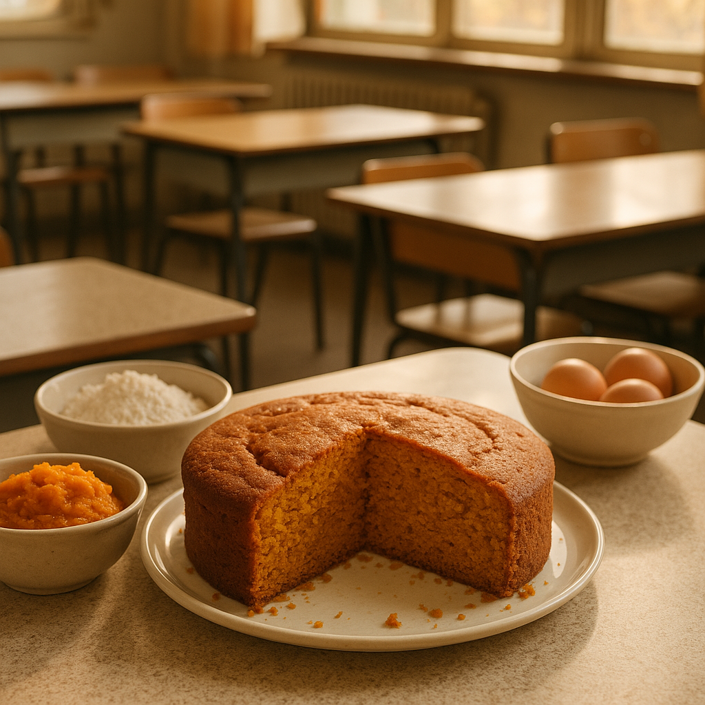 Recette gâteau citrouille maternelle : simple, moelleux et sûr