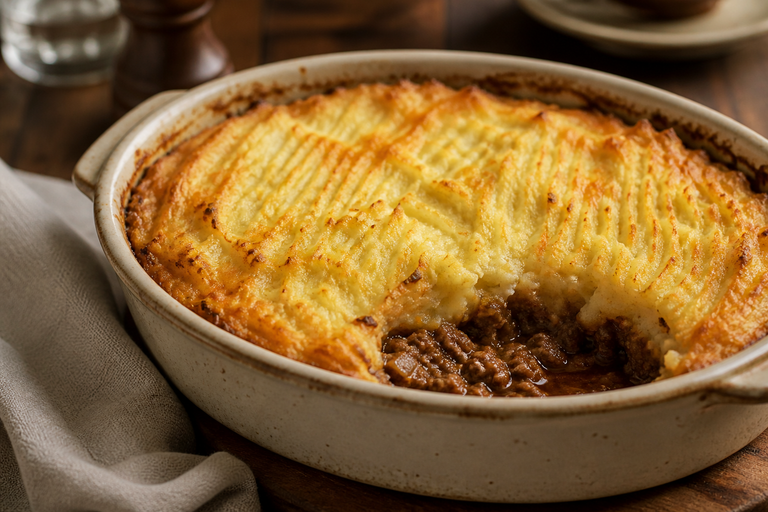 Le hachis Parmentier simple qui croustille et reste moelleux