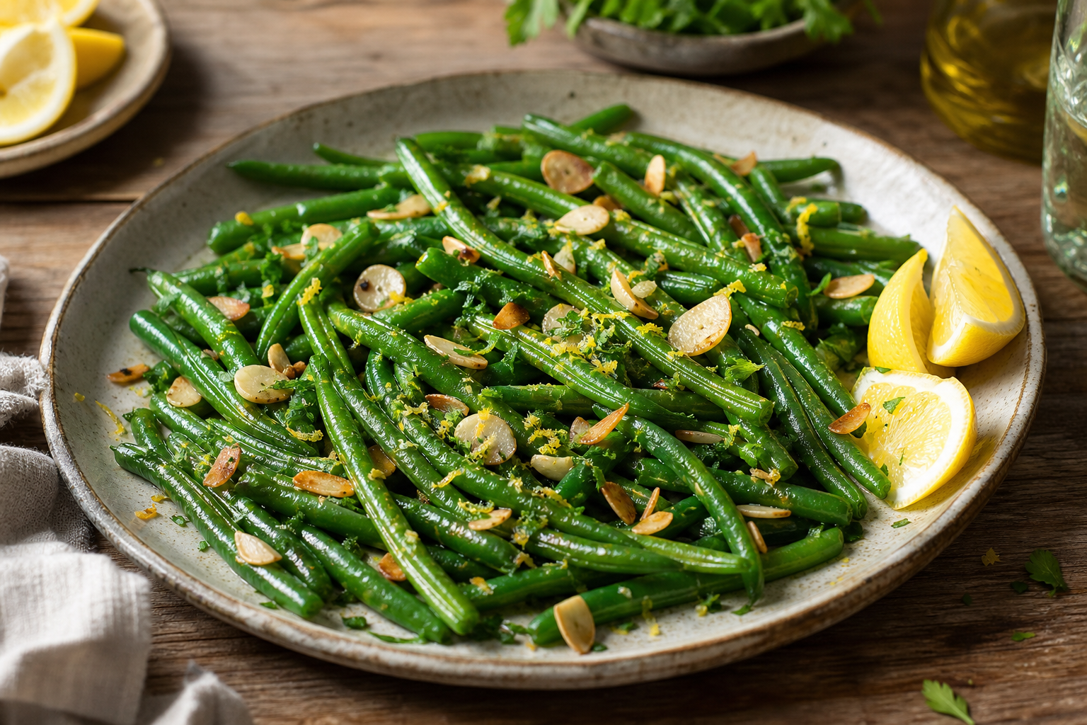 Une recette de Haricots verts qui voyage de Nice au Maroc