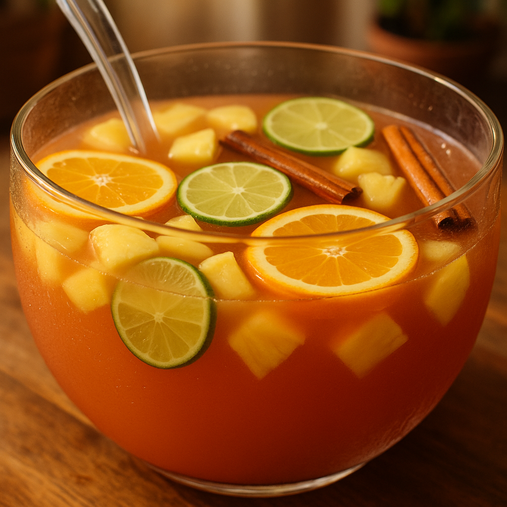 Recette punch maison : facile, équilibrée et festive