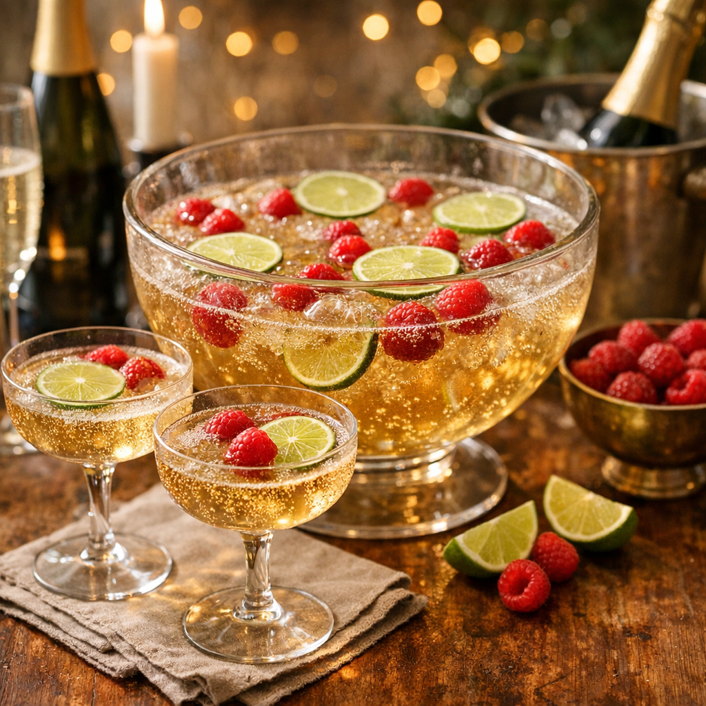 La recette de Soupe de champagne qui garde ses bulles