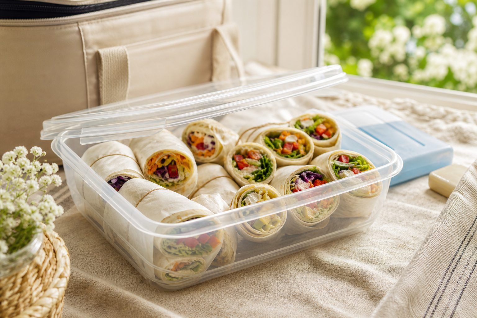 Conserver les wraps froids pour le pique-nique et l'apéritif