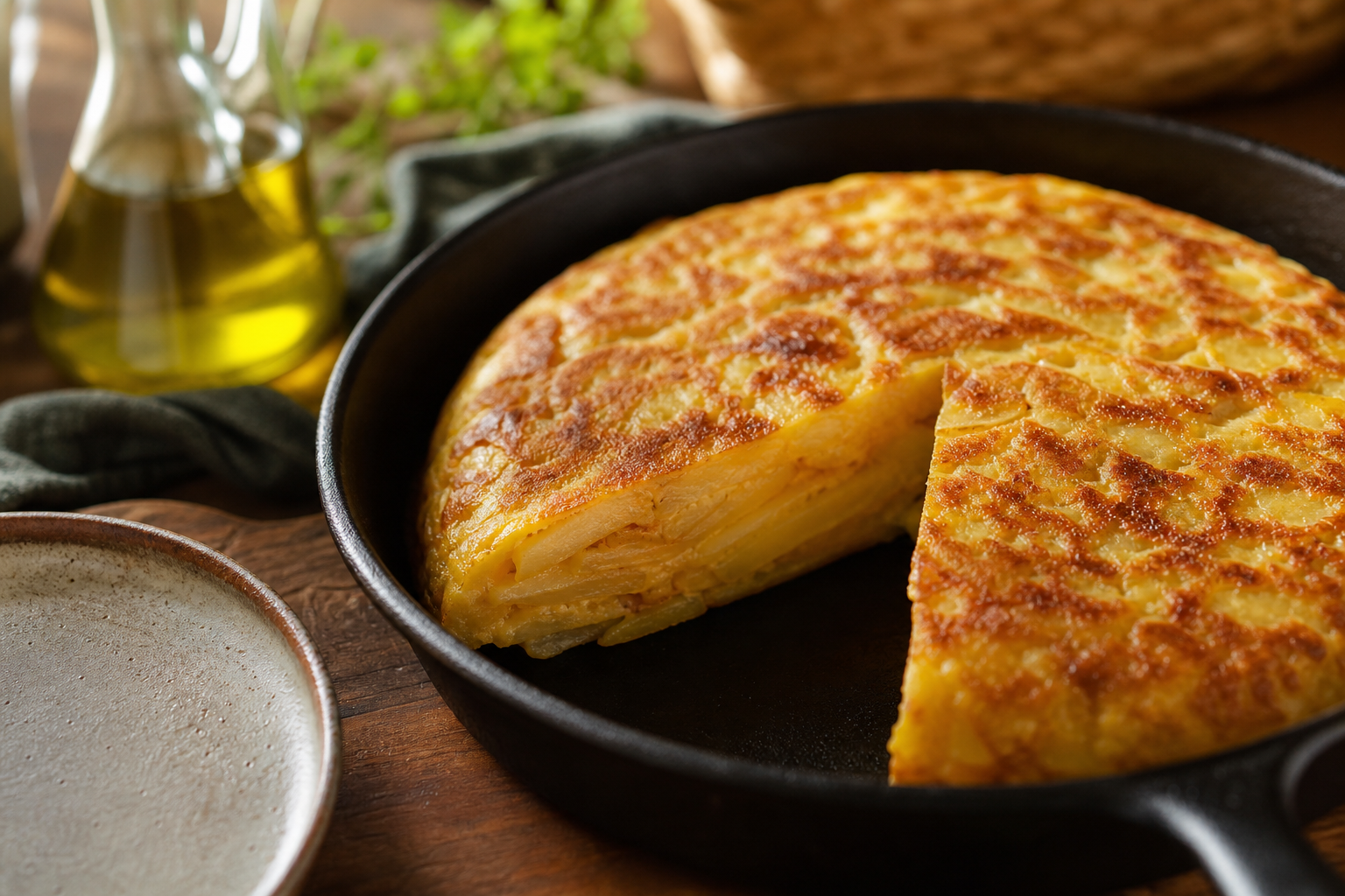 Cette recette de tortilla maison donne une omelette fondante