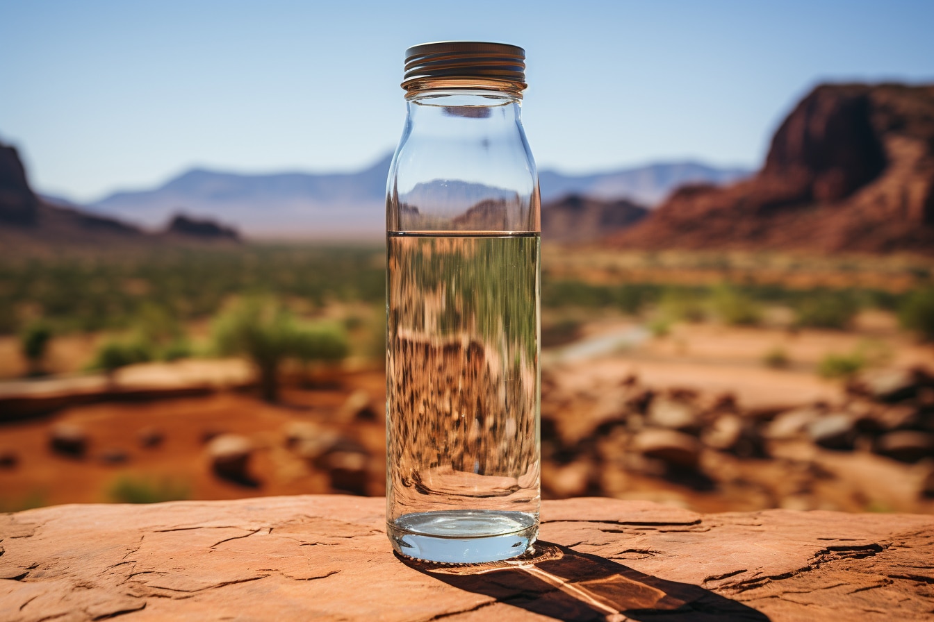 A arte da hidratação: viajar sereno sob o sol ardente