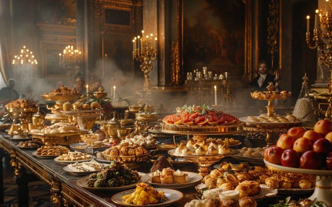La gastronomie royale à travers les siècles : De l’Antiquité à nos jours