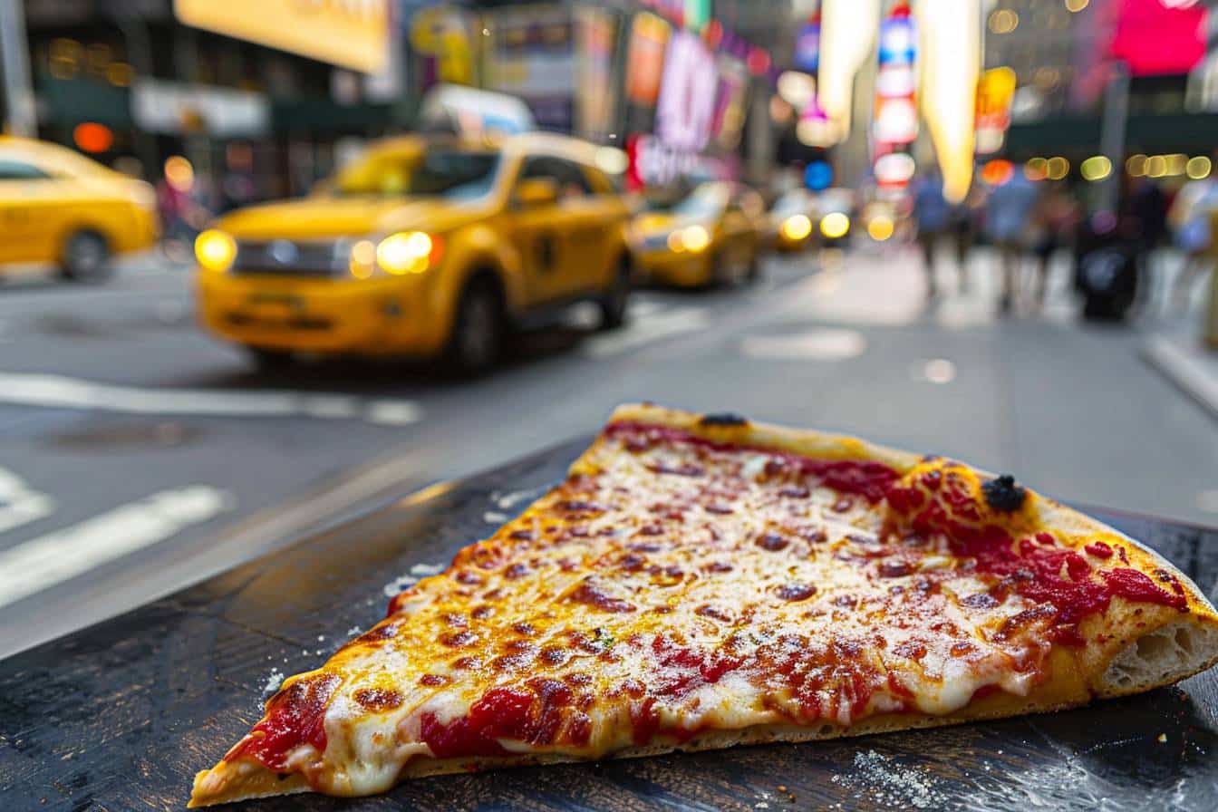 New York Pizza: Ein Stück knackiges Glück