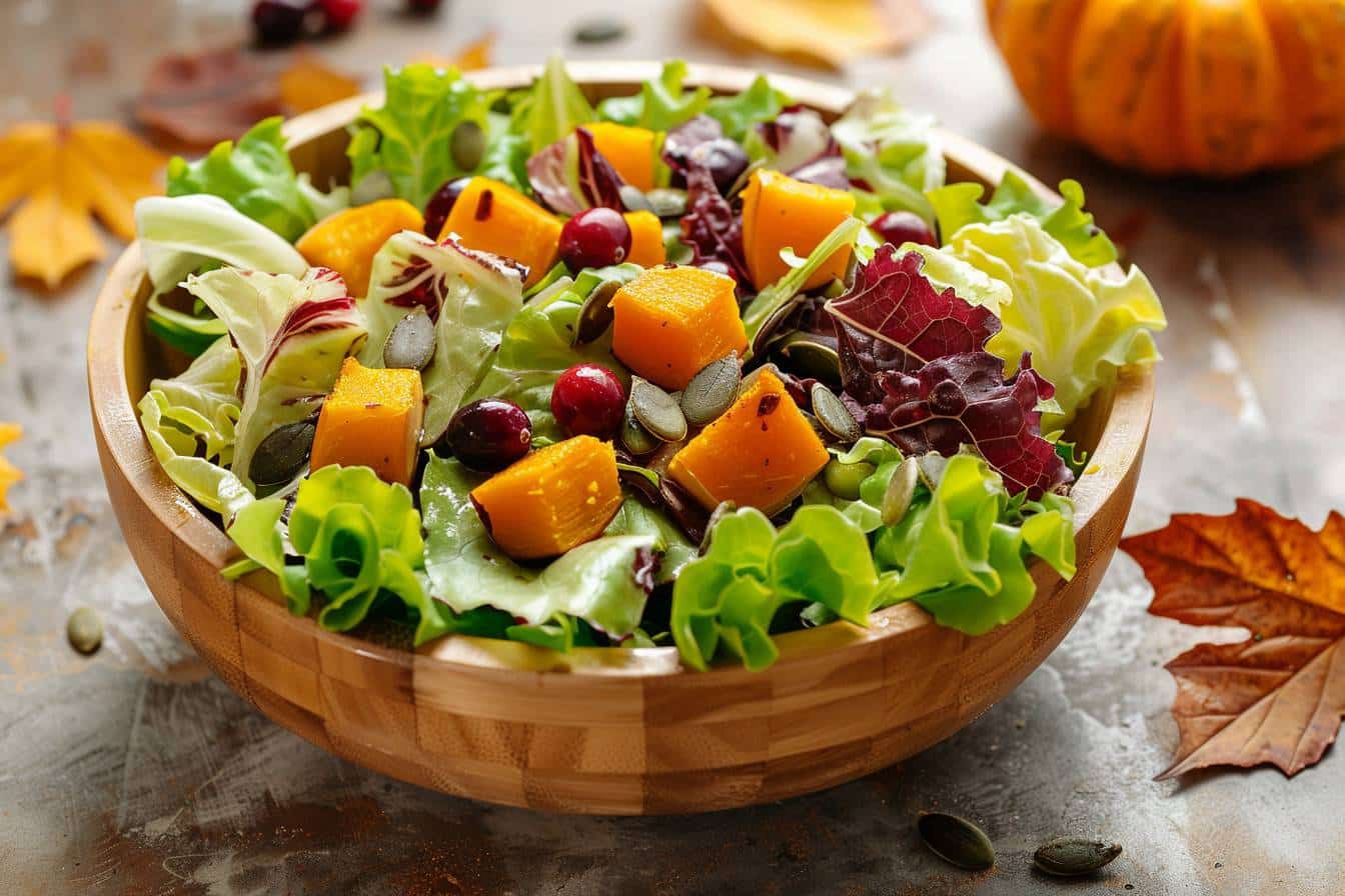 Quels sont les ingrédients que je peux ajouter pour donner plus de saveur à ma salade d’automne ?