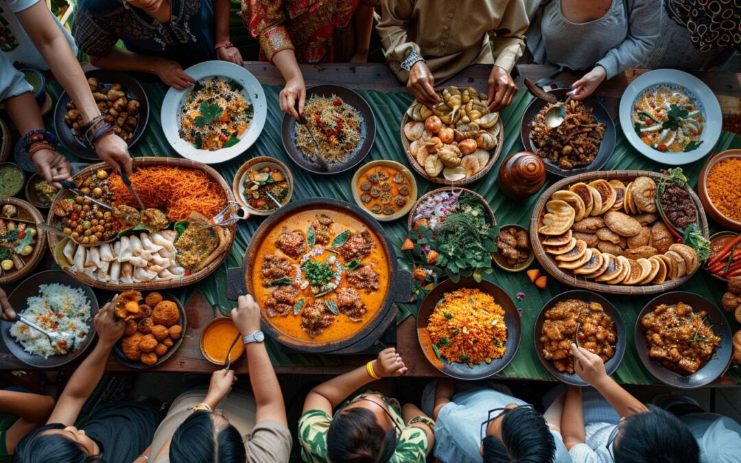 Un voyage culinaire : Les traditions culinaires lors des fêtes religieuses dans le monde