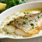 dos de cabillaud au four à la crème